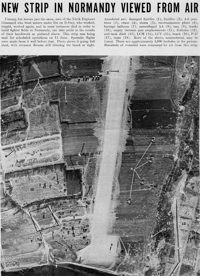 Ground Defenses, Port of Cherbourg, France, 22 June 1944